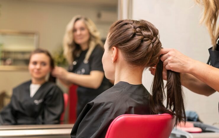 Fishtail Braid Hairstyling Service