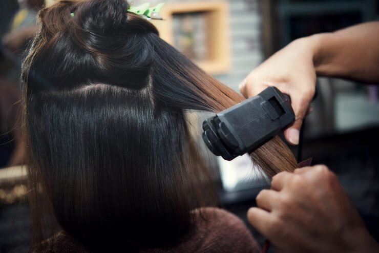 Hair Crimping Hairstyling Service