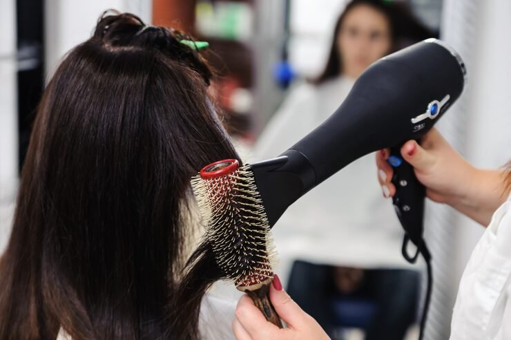 Hair Pressing Hairstyling Service