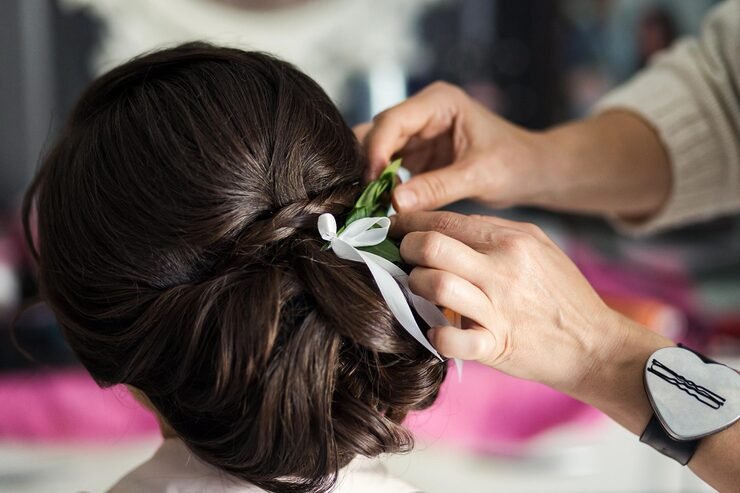 Party Bun Hairstyling Service