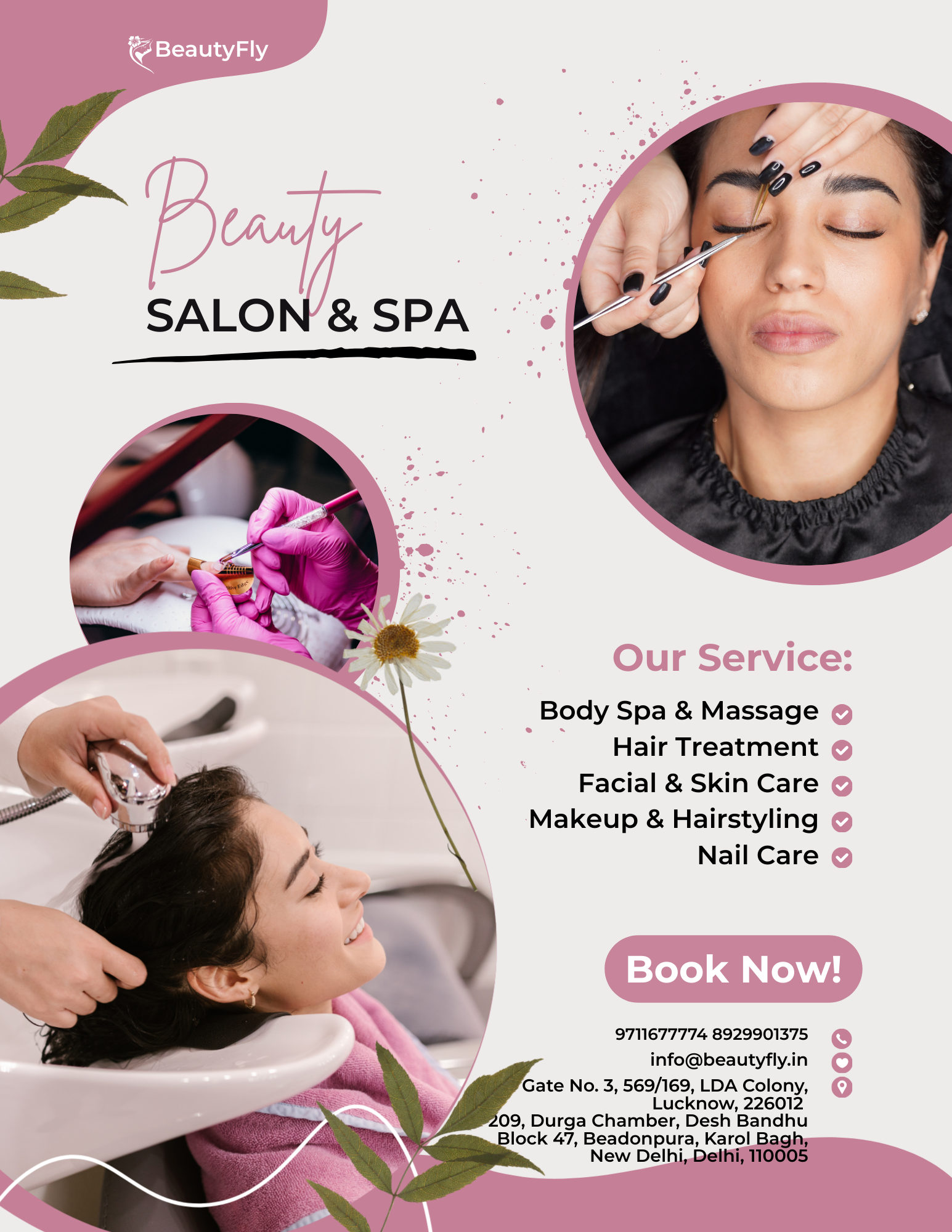 Beauty Fly Services Contact Image